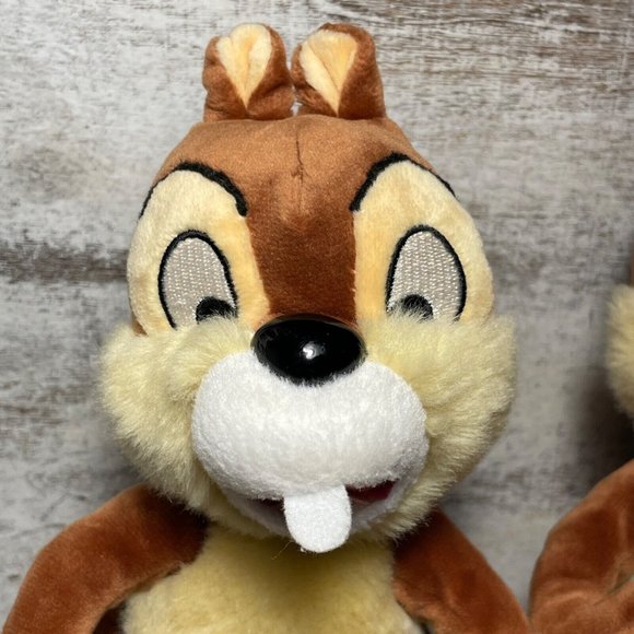 Lot of 2 Disney World Chip And Dale Plush Toy Stuffed Animal Beanie Chip… - Picture 6 of 11